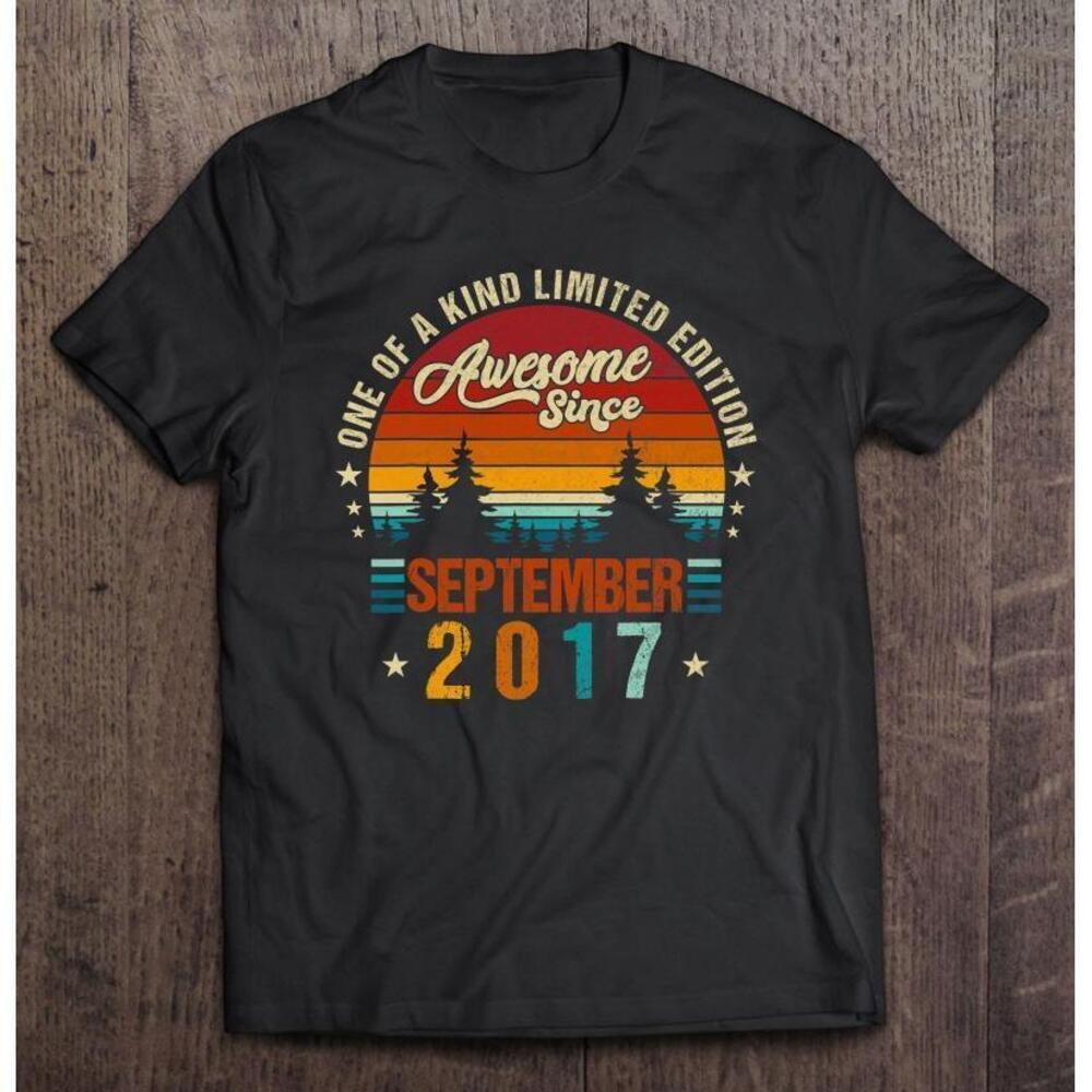 2017 Awesome Since September 2017 Limited Edition T Shirt